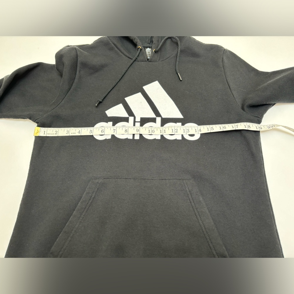 Adidas Golf black logo hoodie‎ M, pullover sweatshirt activewear classic - Picture 7 of 10